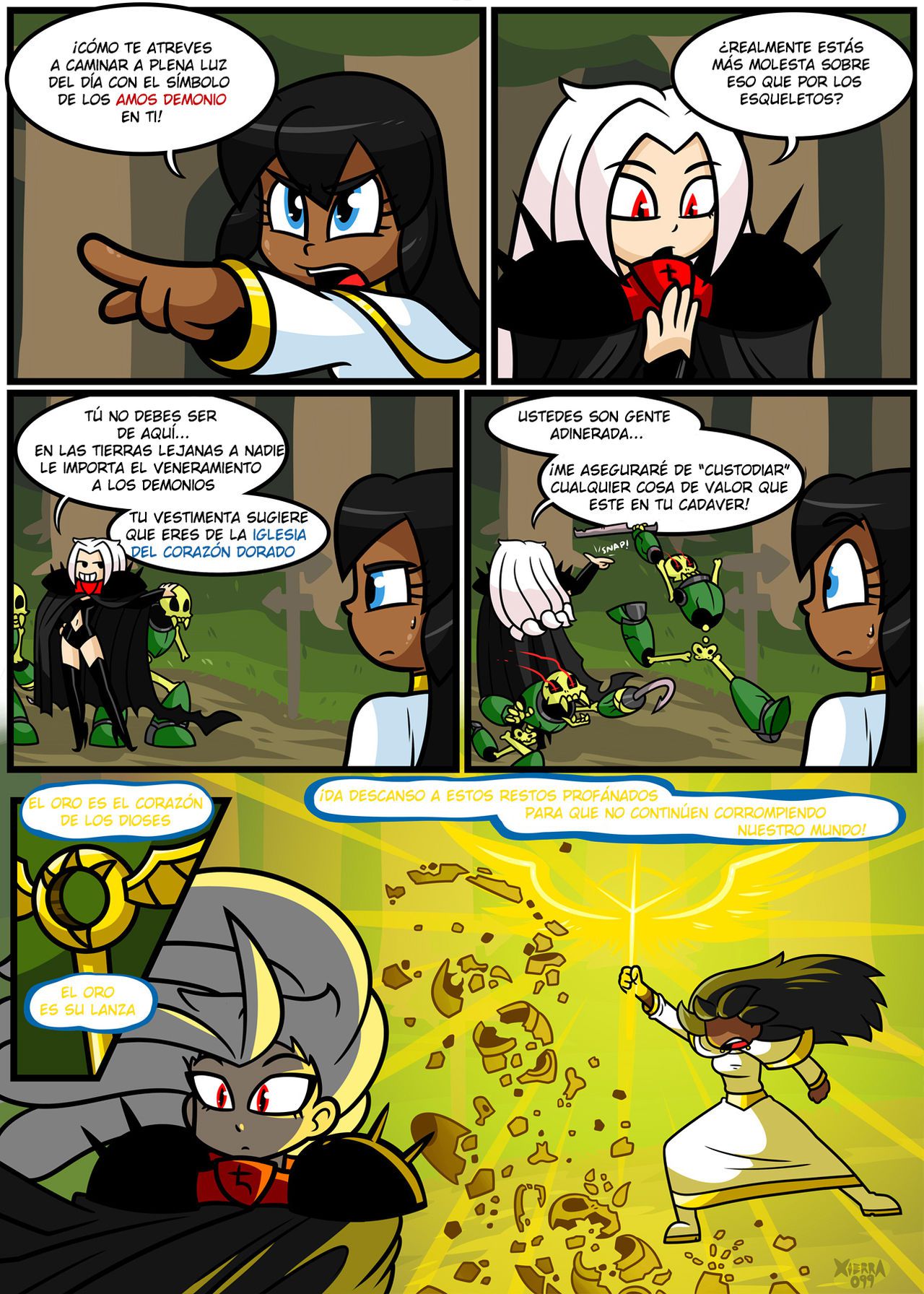 [Xierra099] Bright Darkness- The Priestess And The Witch (Ongoing) [Spanish] [RazorRain] 3