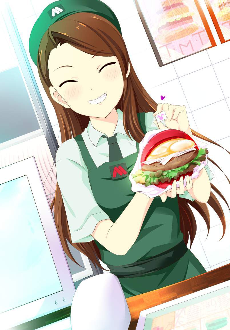 [I tend to choose in the first byte] secondary erotic image of girls to work part-time in a hamburger shop 11