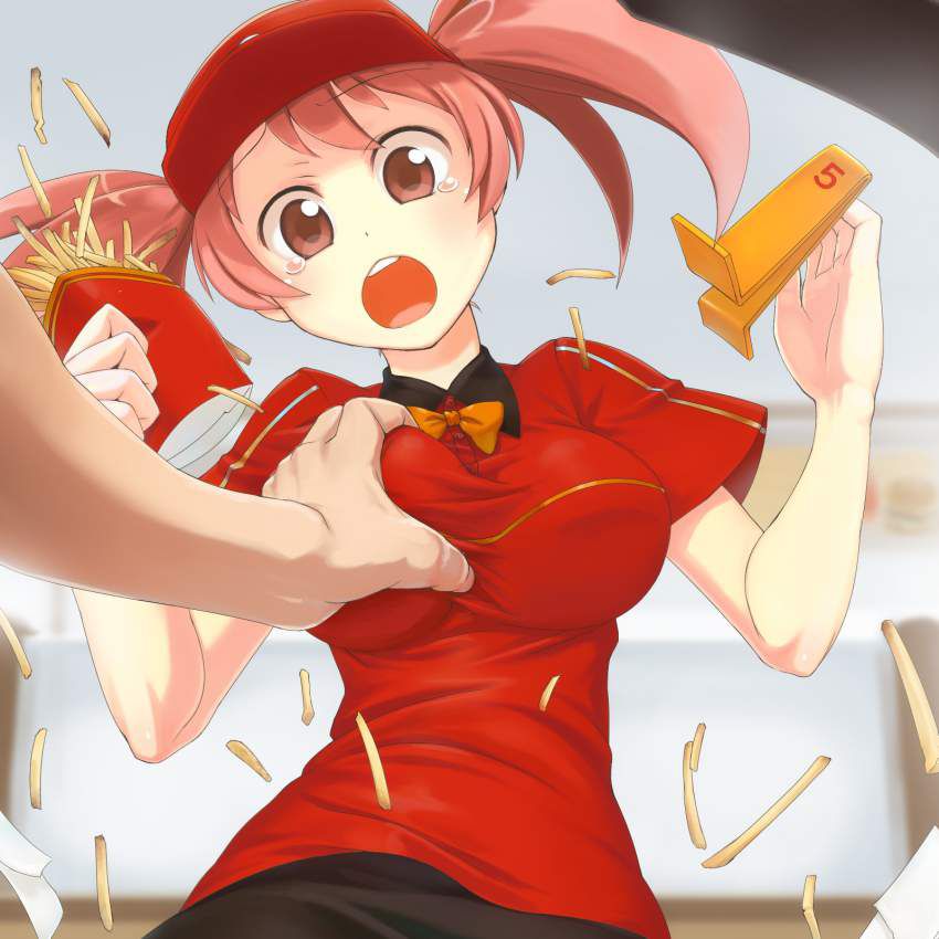 [I tend to choose in the first byte] secondary erotic image of girls to work part-time in a hamburger shop 18