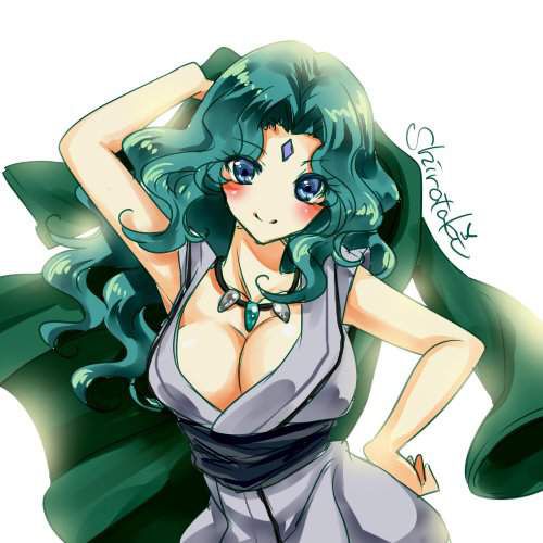 [Sailor Moon] secondary erotic image of Sailor Neptune (Michiru Kaio): anime 25