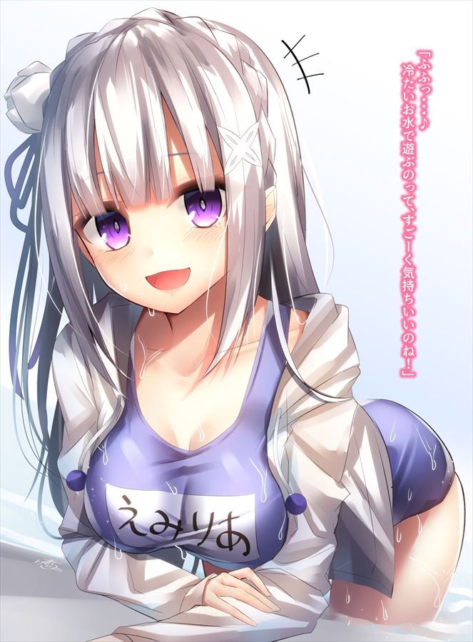 Emilia's Erotic Image Of Etch [Rezero (Re: Different World Life Starting From Zero)] 56