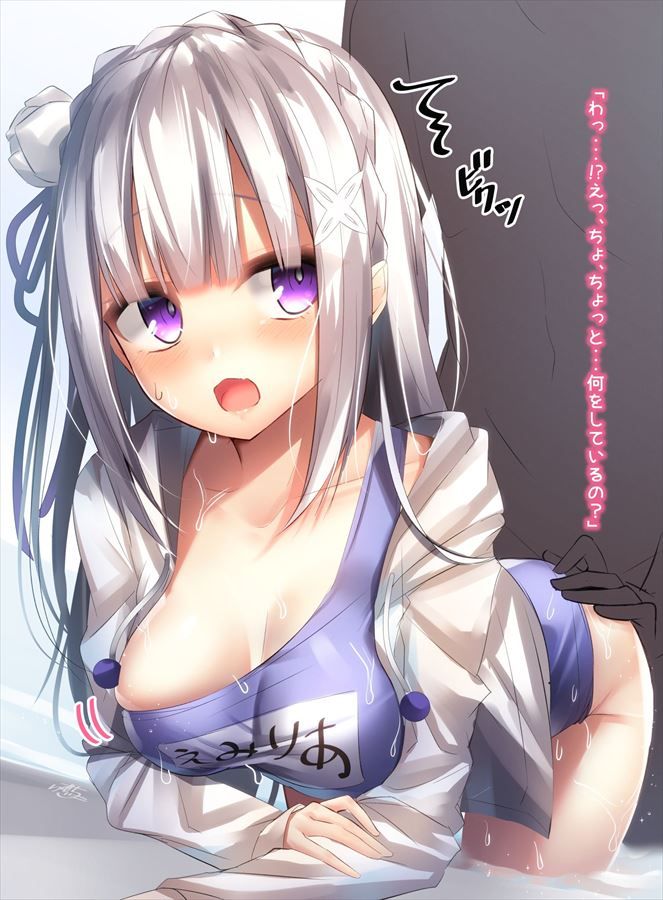 Emilia's Erotic Image Of Etch [Rezero (Re: Different World Life Starting From Zero)] 57