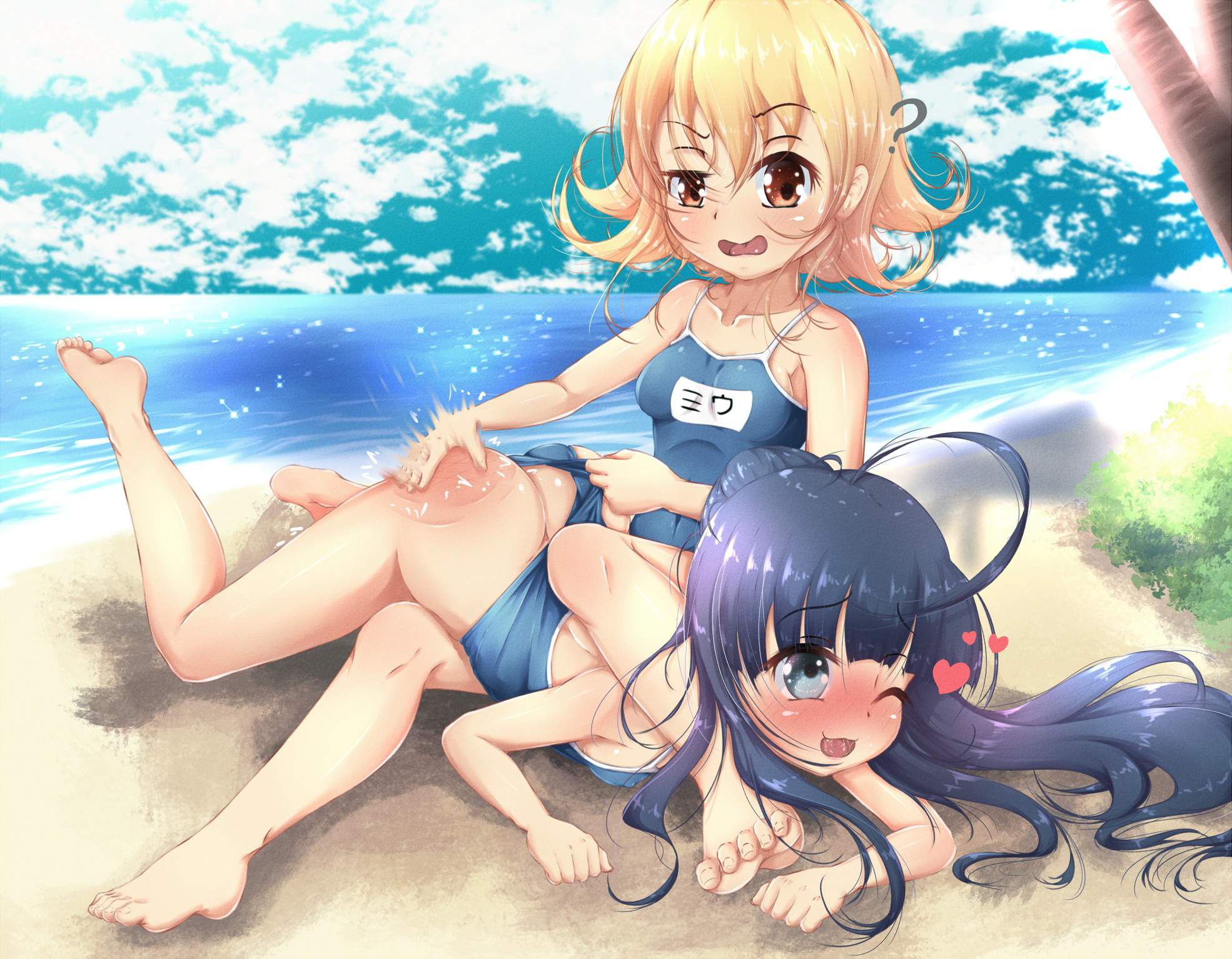 A combination of dark blue school swimsuit and cute loli is moe-chi-tei image ♪ (18) 16