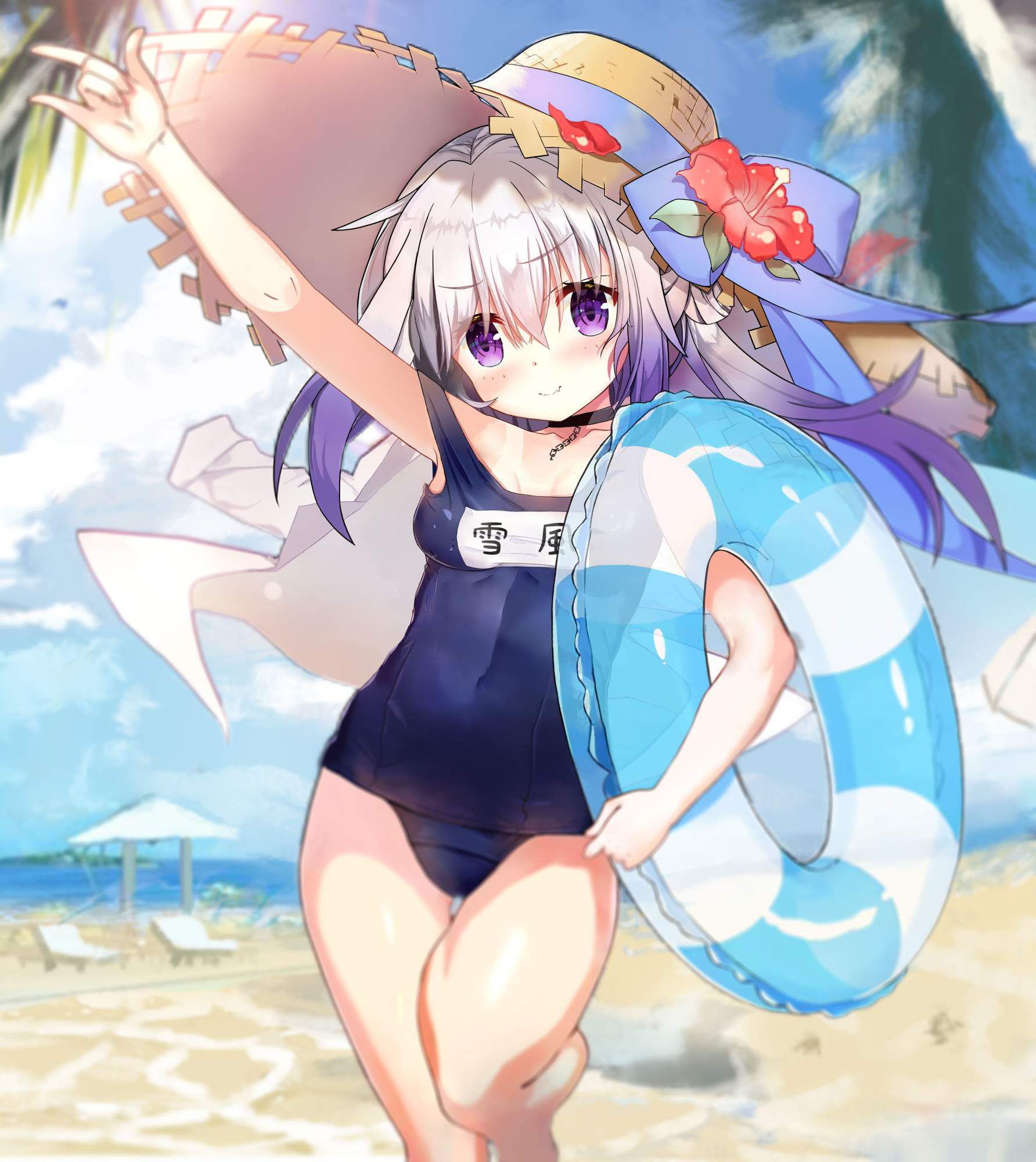 A combination of dark blue school swimsuit and cute loli is moe-chi-tei image ♪ (18) 20