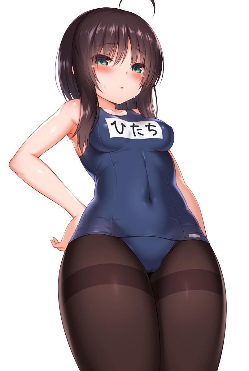 A combination of dark blue school swimsuit and cute loli is moe-chi-tei image ♪ (18) 29