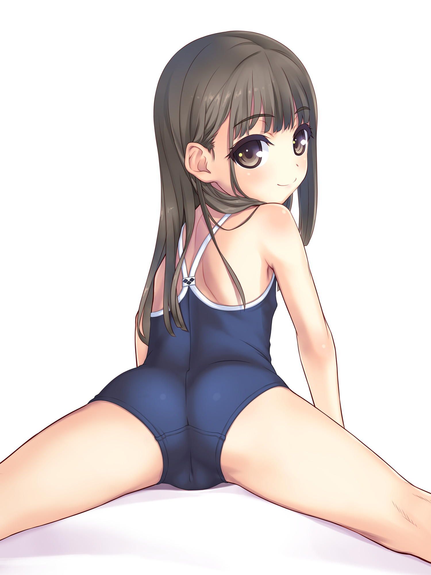 A combination of dark blue school swimsuit and cute loli is moe-chi-tei image ♪ (18) 37