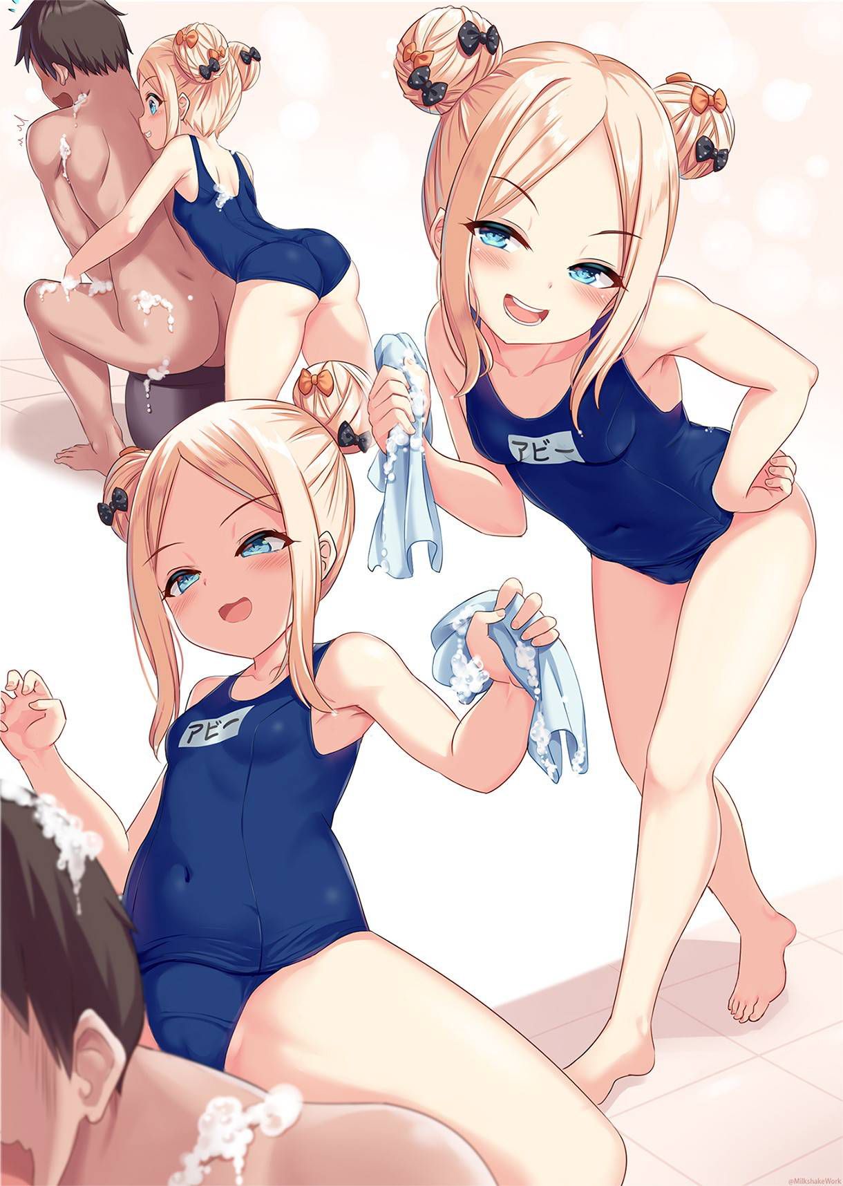 A combination of dark blue school swimsuit and cute loli is moe-chi-tei image ♪ (18) 43