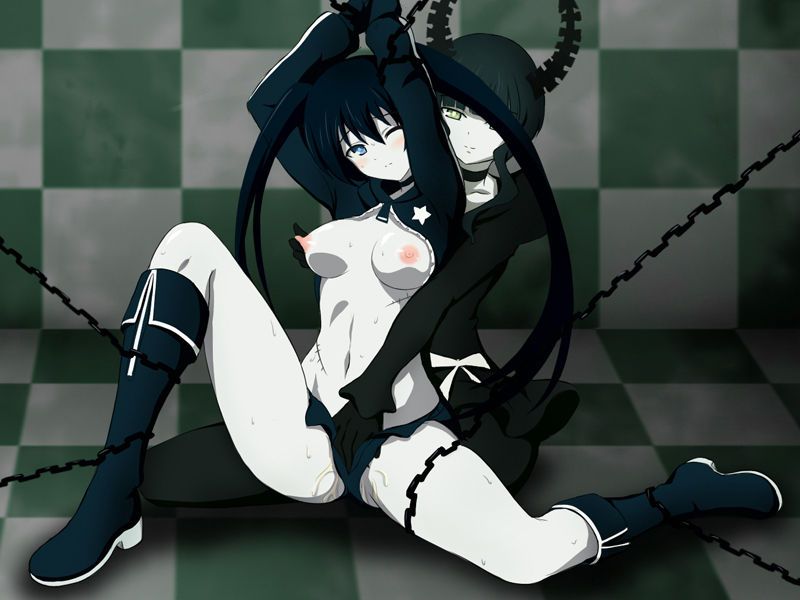 It is an erotic image of the black rock shooter! 13