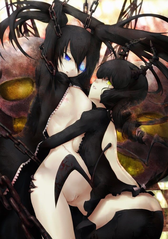 It is an erotic image of the black rock shooter! 15