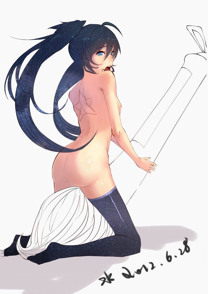 It is an erotic image of the black rock shooter! 16