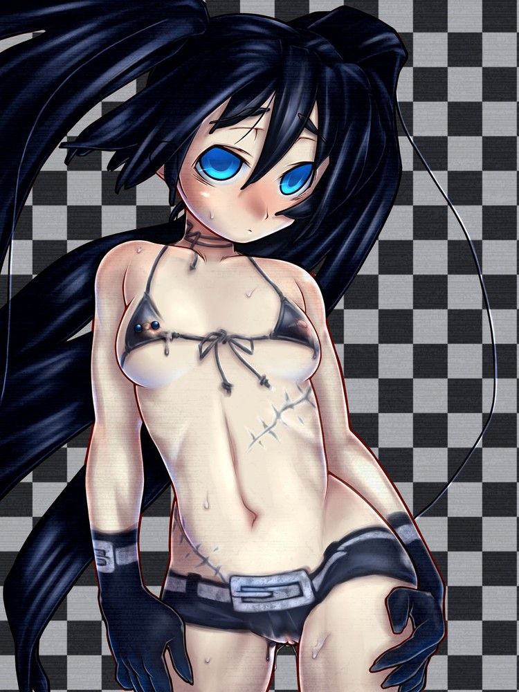 It is an erotic image of the black rock shooter! 18