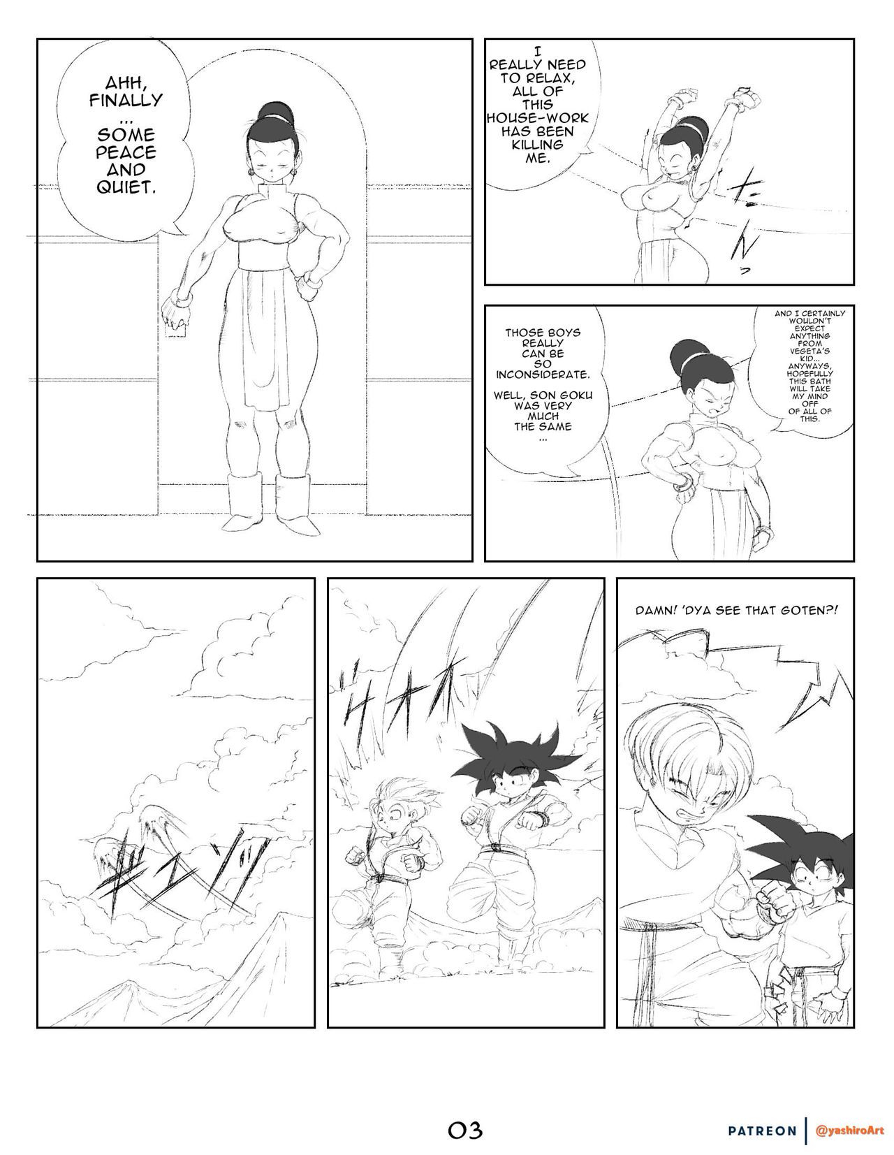 [YashiroArt] Incest Mom! (Dragon Ball Z) [Ongoing] 14