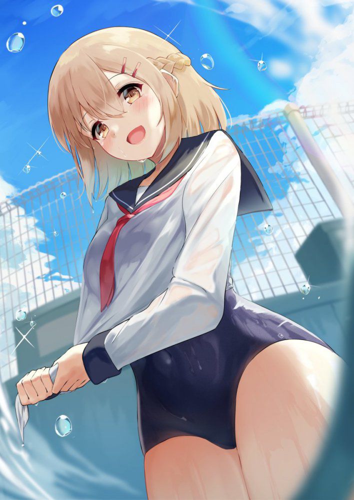 【Secondary】Image of a girl wearing a school swimsuit 【Sukumizu】 Part 8 14
