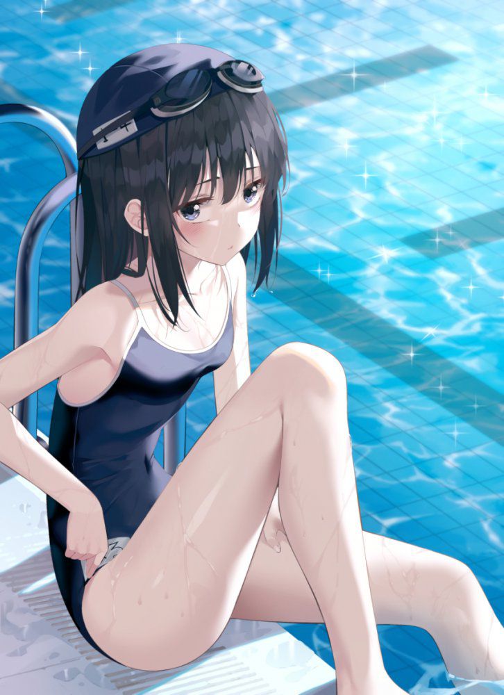 【Secondary】Image of a girl wearing a school swimsuit 【Sukumizu】 Part 8 15