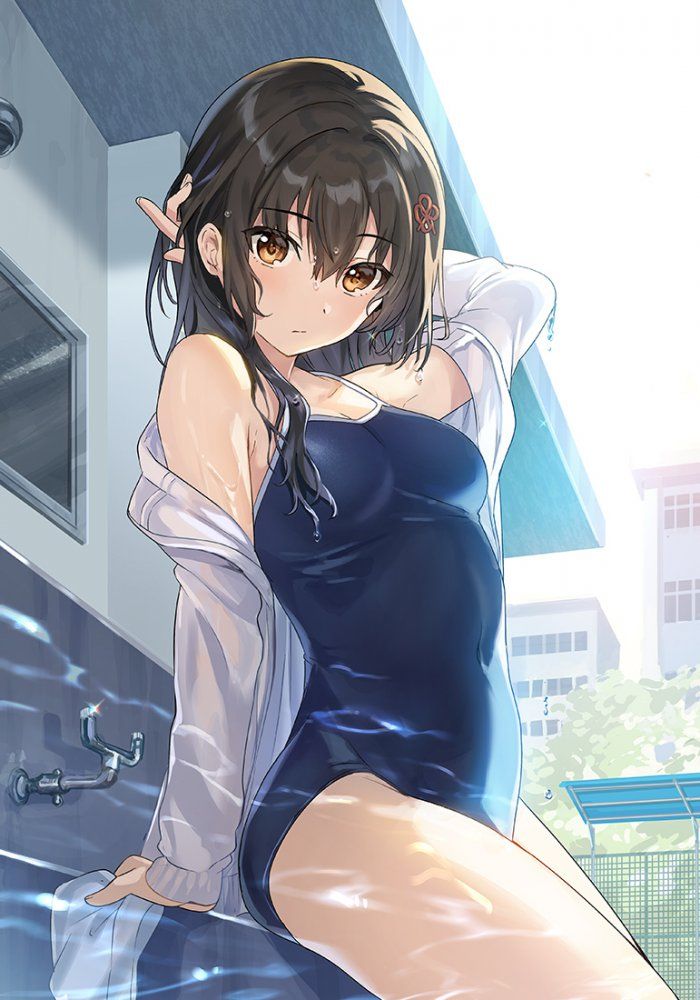 【Secondary】Image of a girl wearing a school swimsuit 【Sukumizu】 Part 8 41