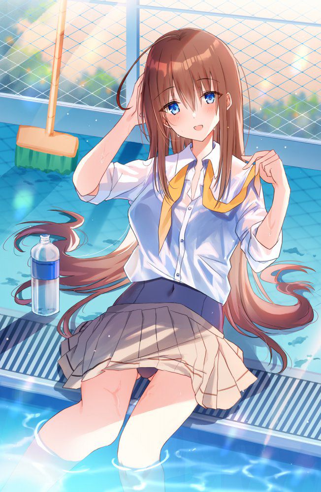 【Secondary】Image of a girl wearing a school swimsuit 【Sukumizu】 Part 8 9