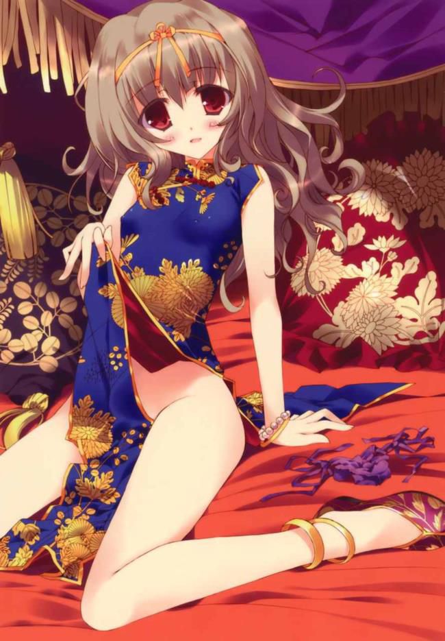 Cute two-dimensional image of china dress. 2
