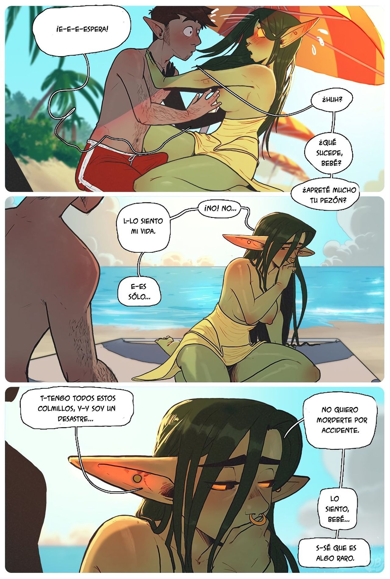 [Orcbarbies] Beach Day in Xhorhas [Ongoing] [Spanish] 10