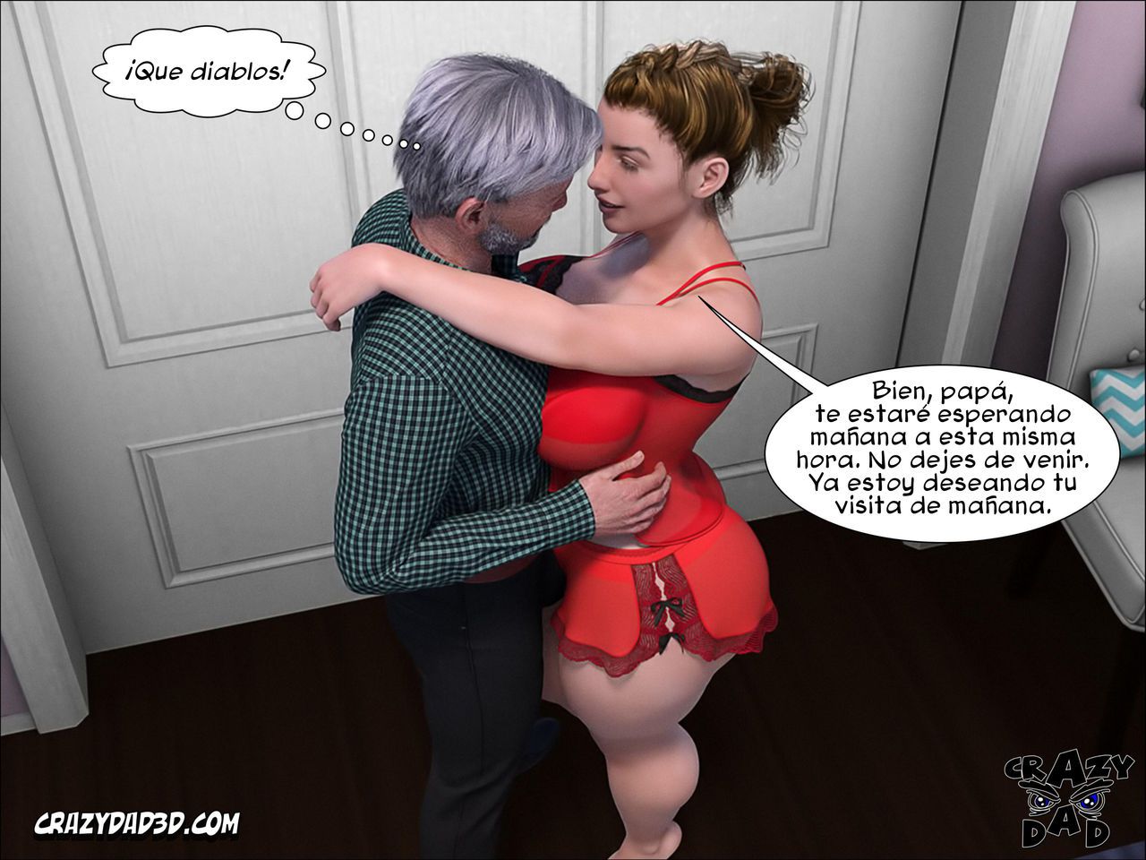 [CrazyDad3D] Father-in-Law at Home 6 (Spanish version) 60