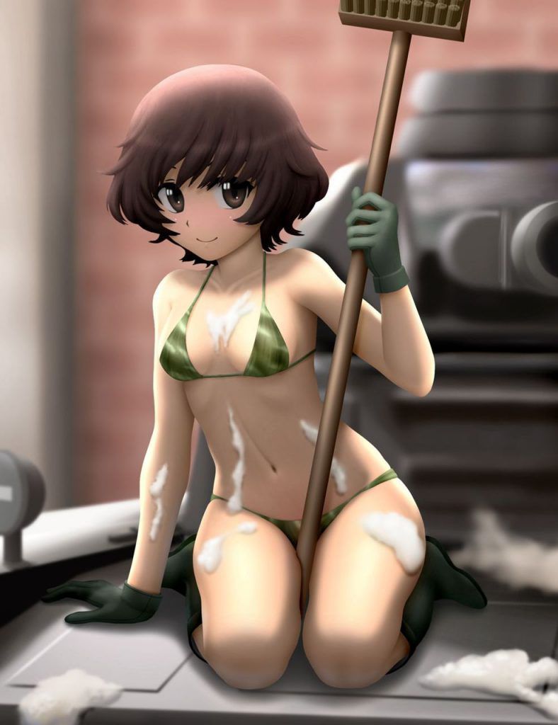 I want an erotic image of Girls &amp; Panzer. 10