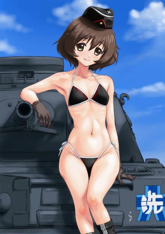 I want an erotic image of Girls &amp; Panzer. 15