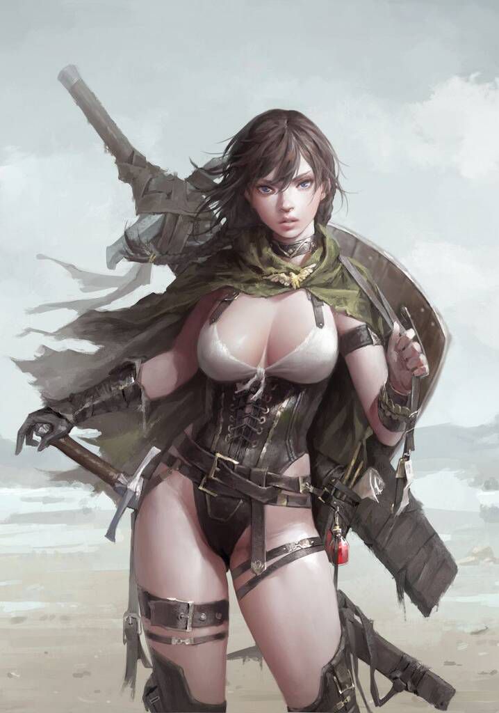 [Secondary] sexy and cool warrior (female warrior) erotic image: vol2 24