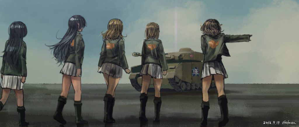 Girls &amp; Panzer's second erotic image let's have a good dream♪ 16