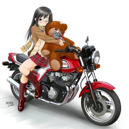 (Erotic) Image Summary 02 of the motorcycle-based girls 14