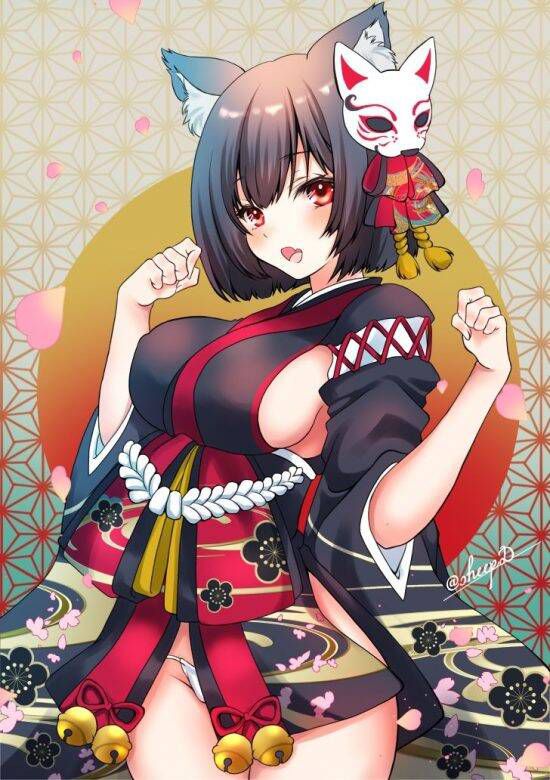 【Azur Lane】Yamashiro-ei's secondary erotic image: Peeling Cora 35