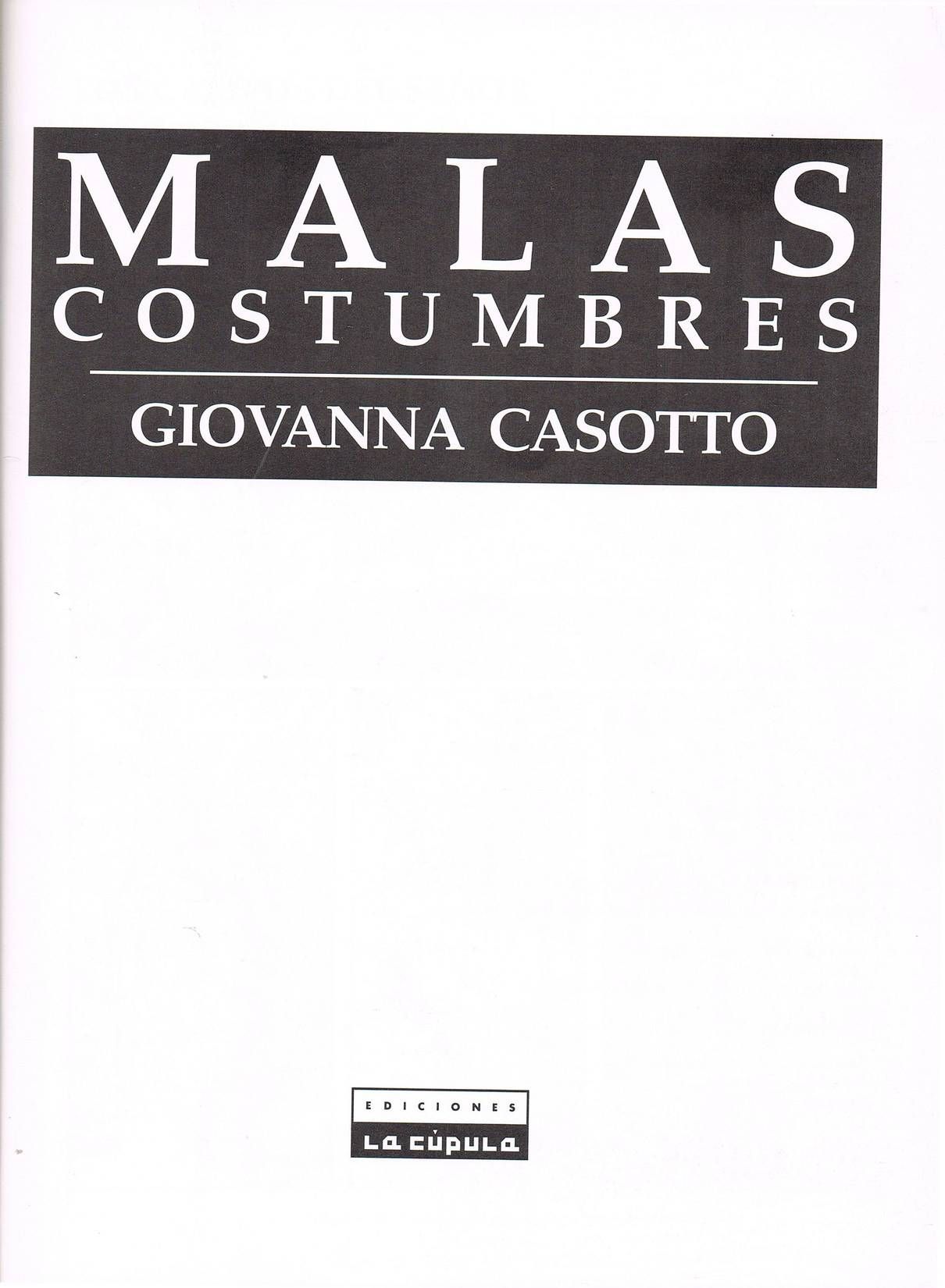 [Collections X (Giovanna Cazotto)] Malas costumbres [Spanish] 2