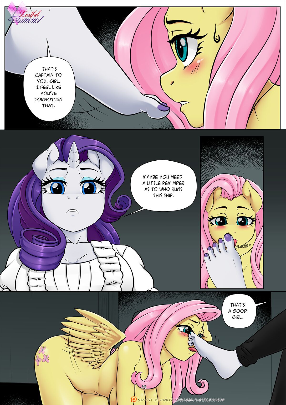 [Pia-Sama] Lustful Diamond - Flutterlie (My Little Pony: Friendship is Magic) {Colored} 16