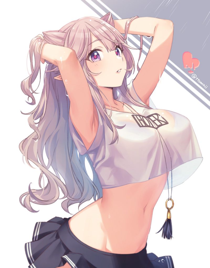 [Secondary] armpit erotic image of the beautiful woman who seems to drift a fragrant smell in a little sweaty 11