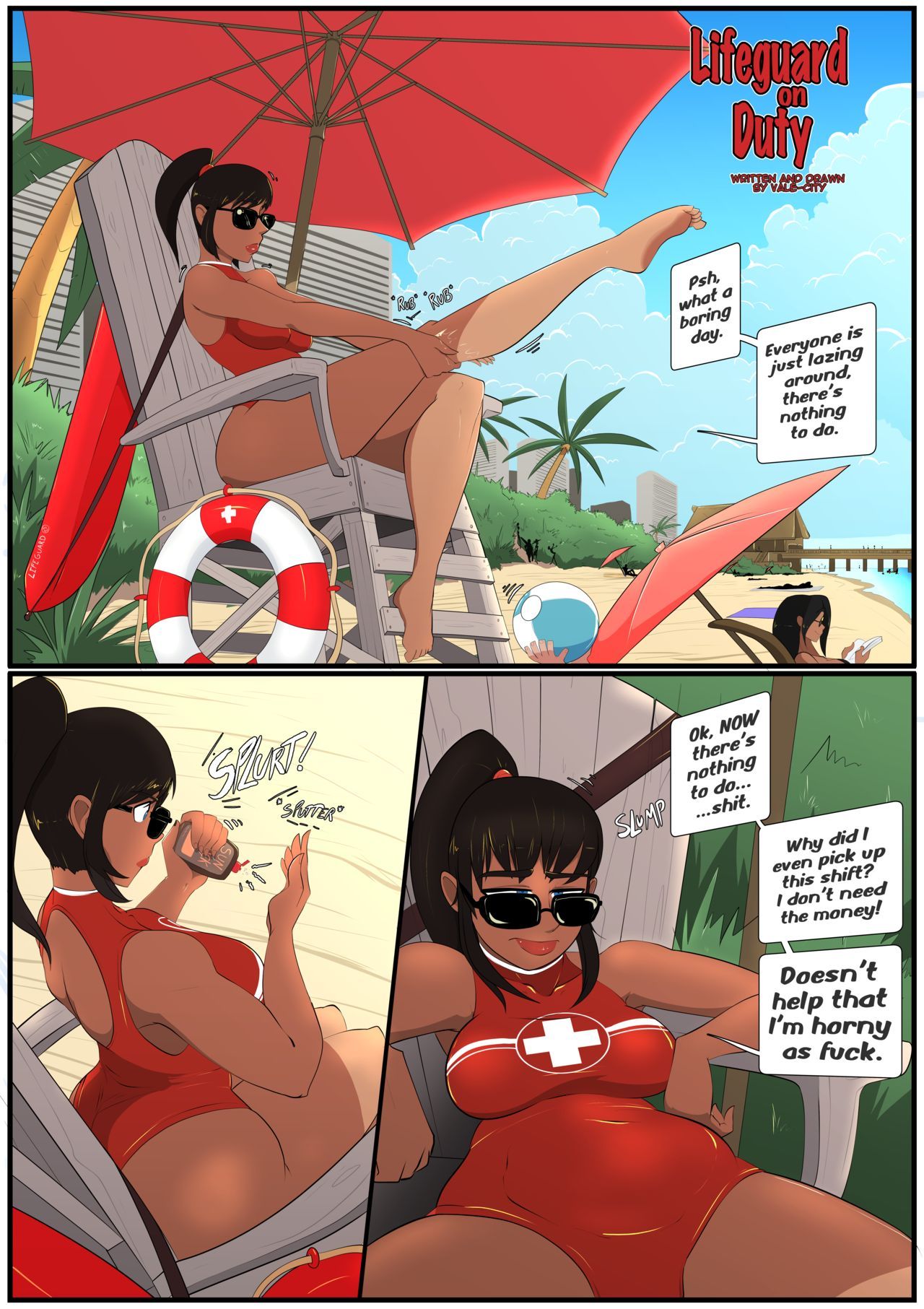 [vale-city] Lifeguard on Duty (ongoing) 勤務中のリフガード 3
