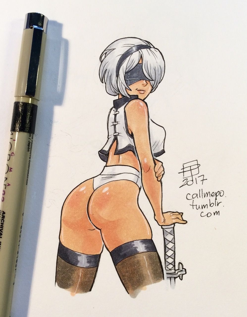 Callmepo - Short Shorts + Virgin Killer Sweater 15