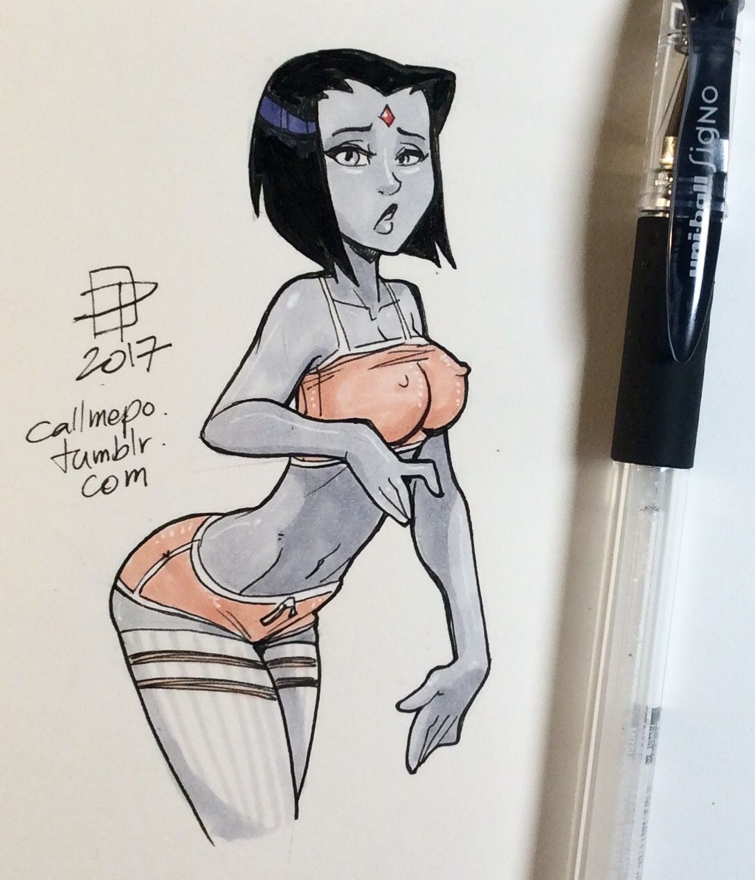 Callmepo - Short Shorts + Virgin Killer Sweater 6