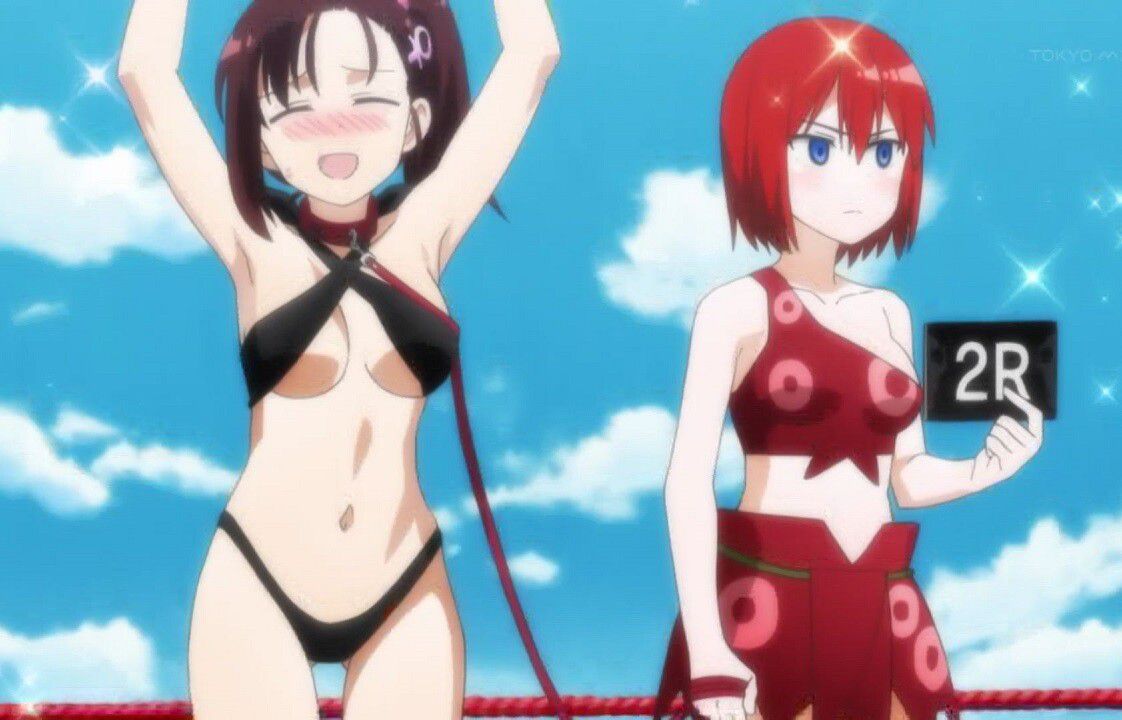 Anime [Shimarenuse] Seaton Gakuen] scene that girls become insanely erotic costumes in episode 12 1