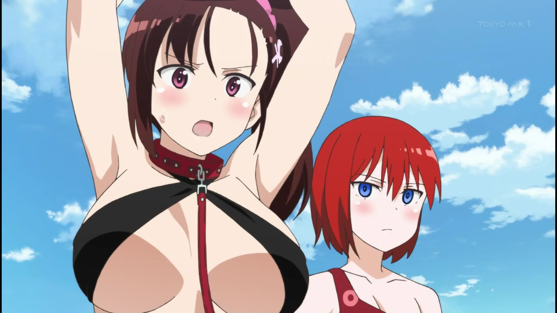 Anime [Shimarenuse] Seaton Gakuen] scene that girls become insanely erotic costumes in episode 12 10