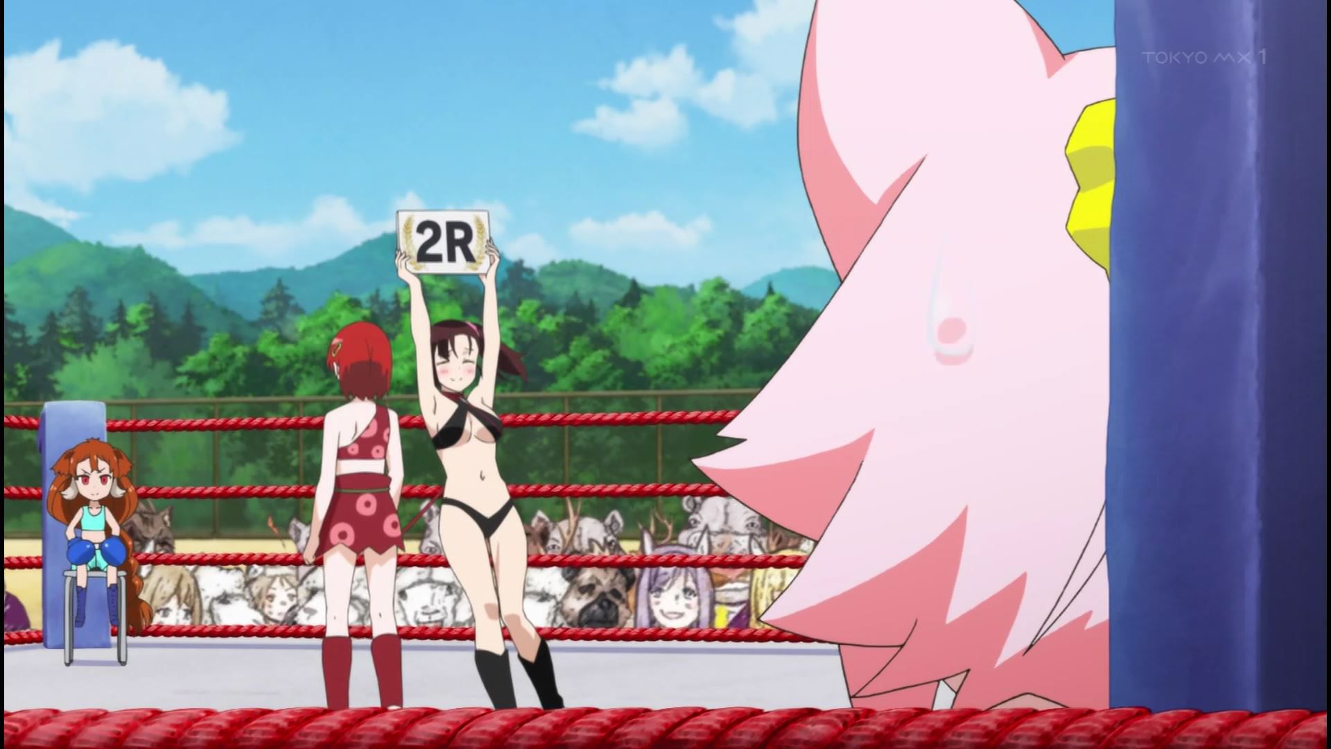 Anime [Shimarenuse] Seaton Gakuen] scene that girls become insanely erotic costumes in episode 12 12