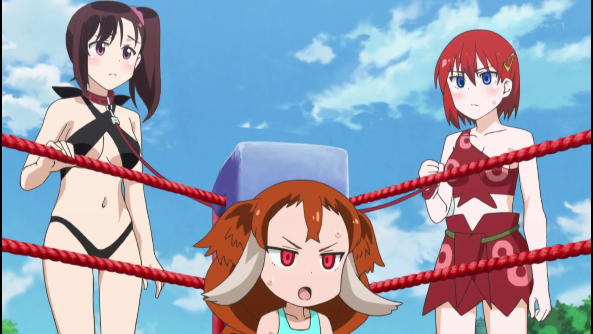 Anime [Shimarenuse] Seaton Gakuen] scene that girls become insanely erotic costumes in episode 12 16