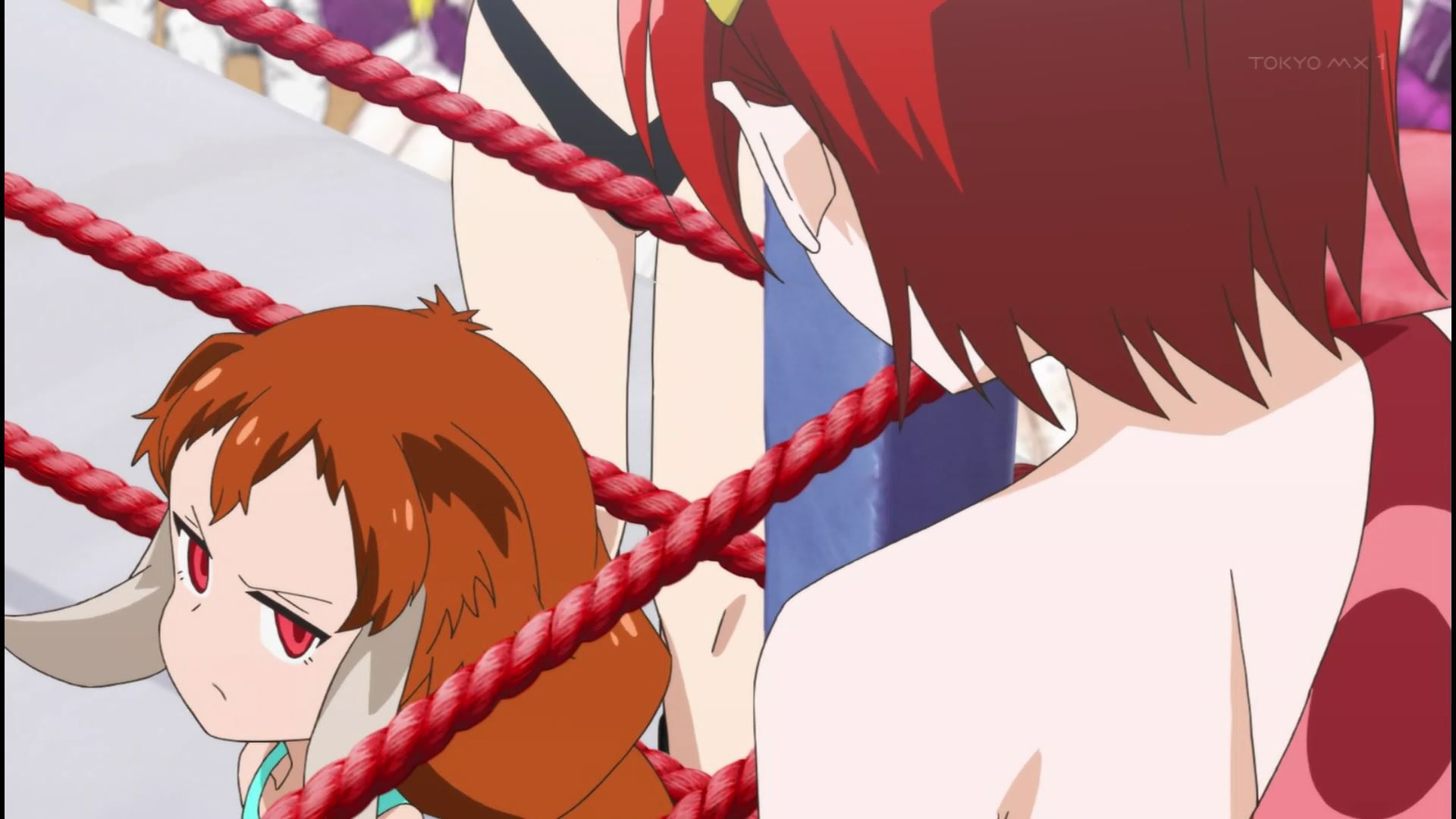 Anime [Shimarenuse] Seaton Gakuen] scene that girls become insanely erotic costumes in episode 12 17