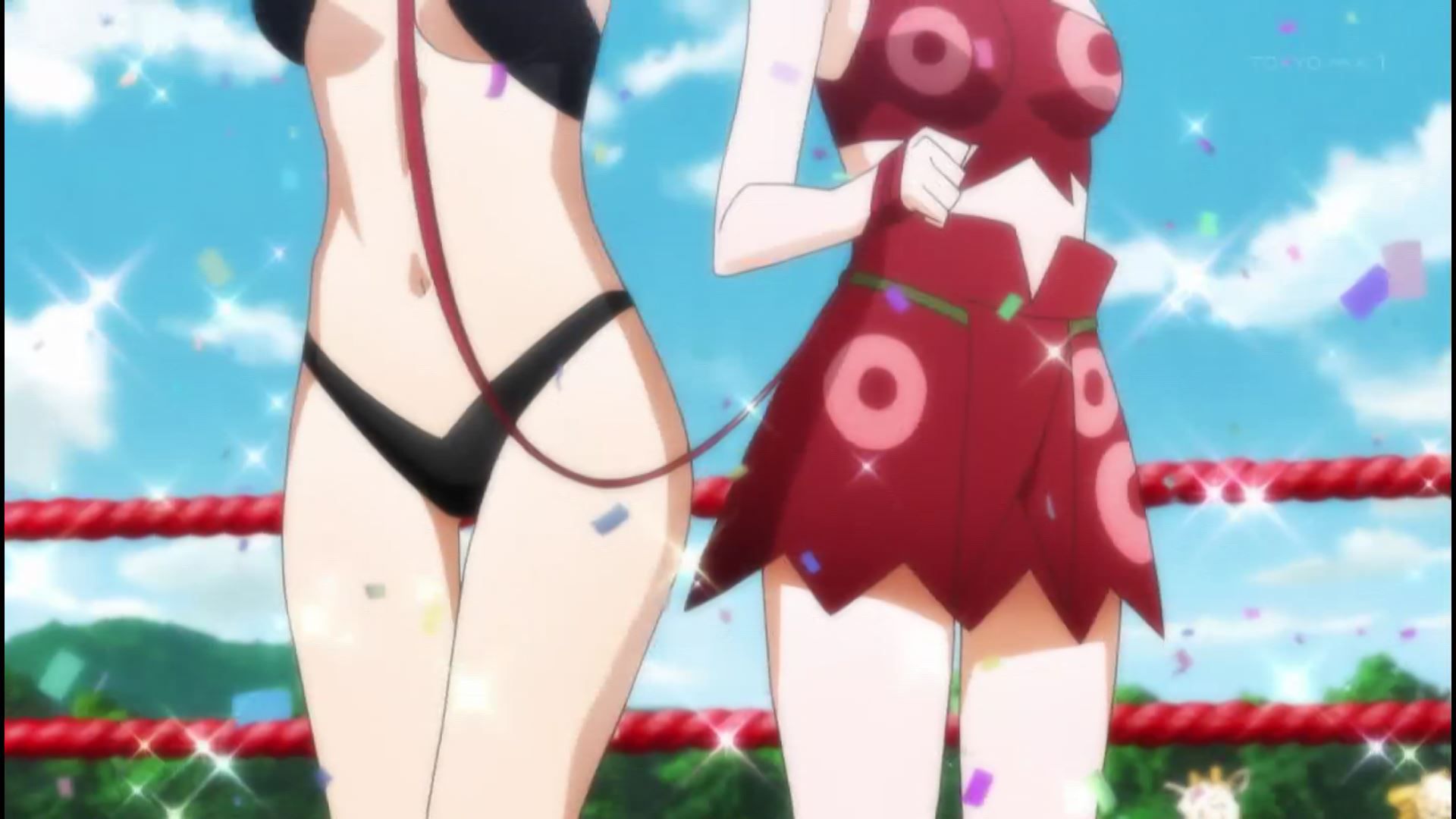 Anime [Shimarenuse] Seaton Gakuen] scene that girls become insanely erotic costumes in episode 12 20