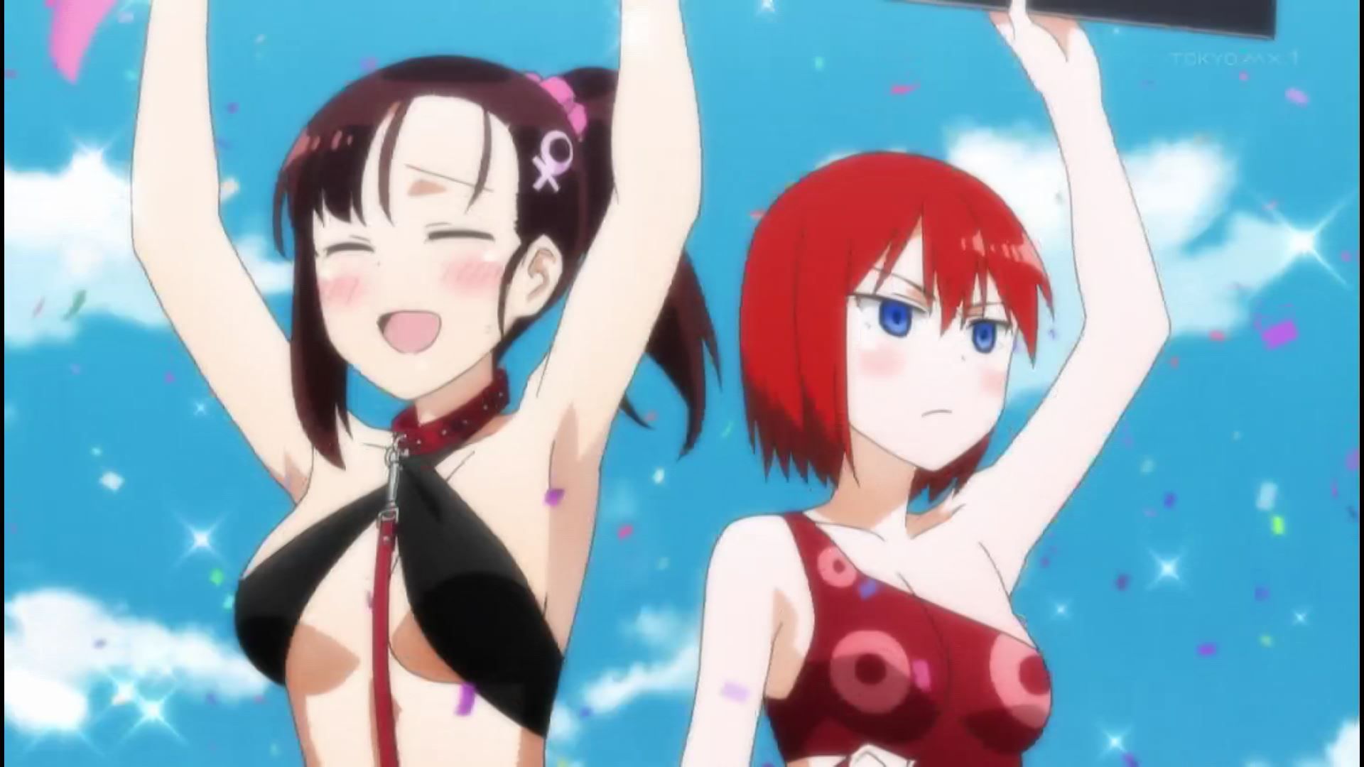 Anime [Shimarenuse] Seaton Gakuen] scene that girls become insanely erotic costumes in episode 12 21