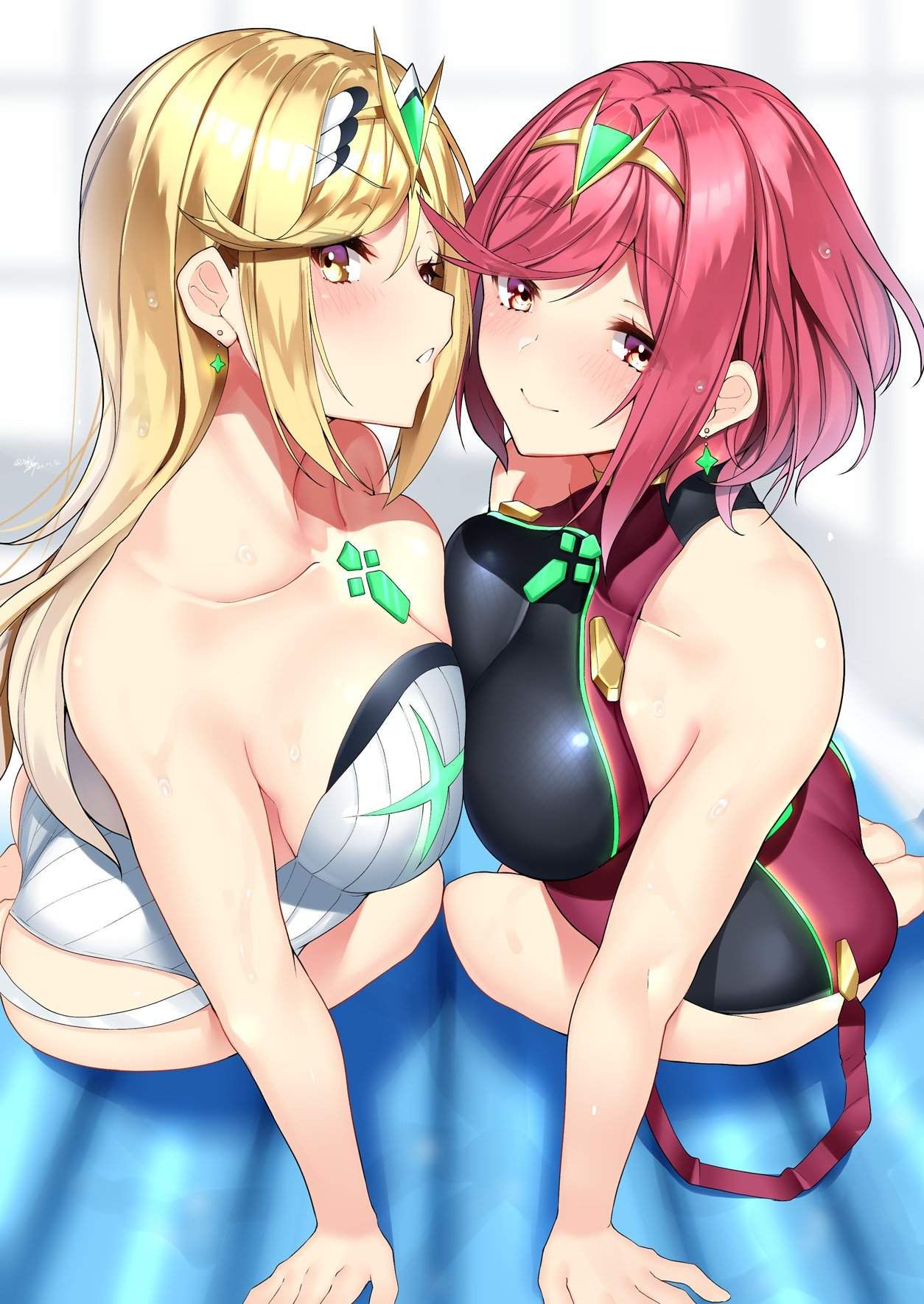 The thing that we are good friends is erotic... That's a good thing, isn't it Two girls with x tits♪ 18