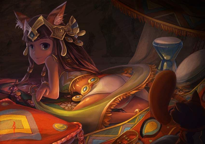 [Pazdora] erotic image of Bastet (Bastet) [Puzzle &amp; Drago . 38