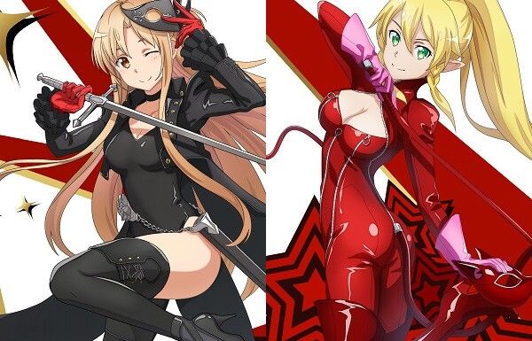 [SAO Integral Factor] is collaboration with [Persona 5] Asuna and Lifa is erotic suit! 1