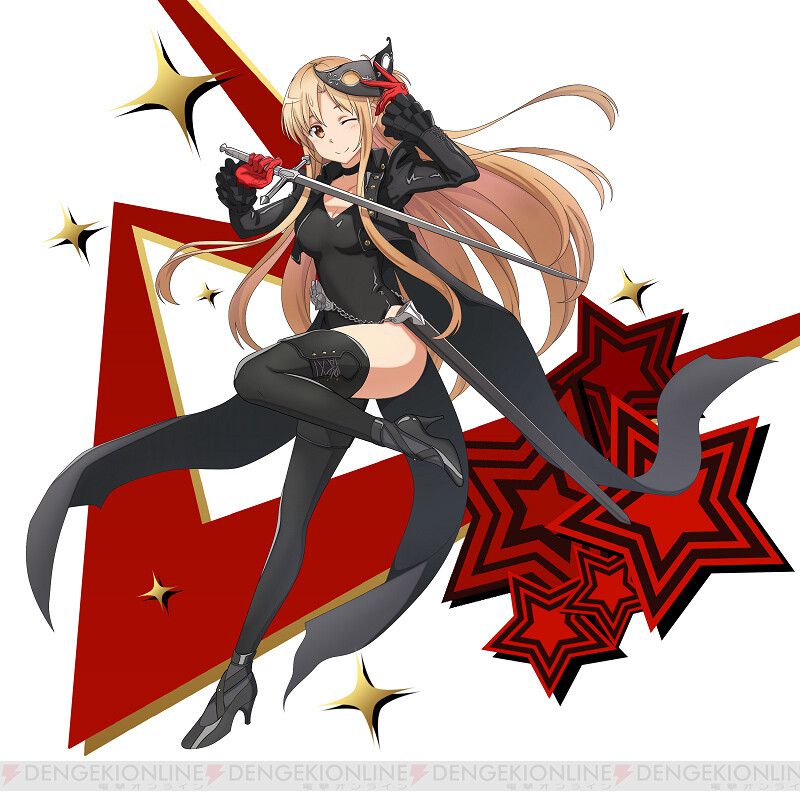 [SAO Integral Factor] is collaboration with [Persona 5] Asuna and Lifa is erotic suit! 3