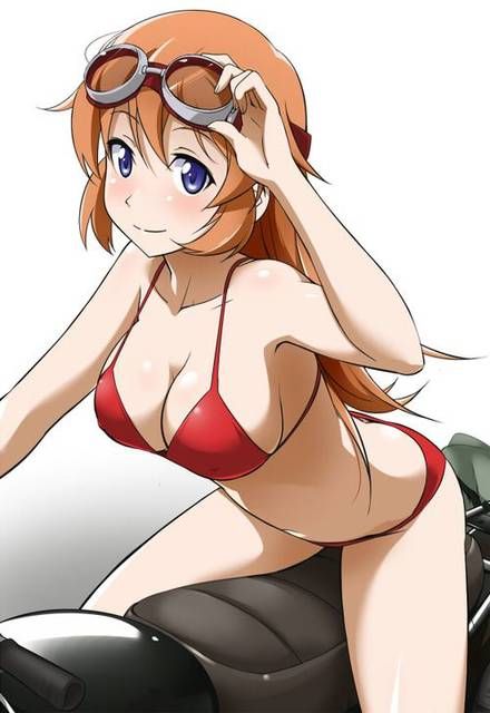 Anime: Charlotte E. Jaeger (Strike Witches) is erotic, I'm wearing a naughty body (secondary erotic image summary) 3