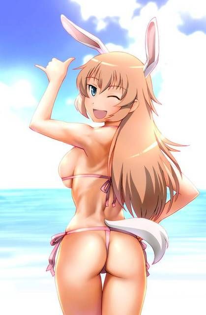 Anime: Charlotte E. Jaeger (Strike Witches) is erotic, I'm wearing a naughty body (secondary erotic image summary) 35