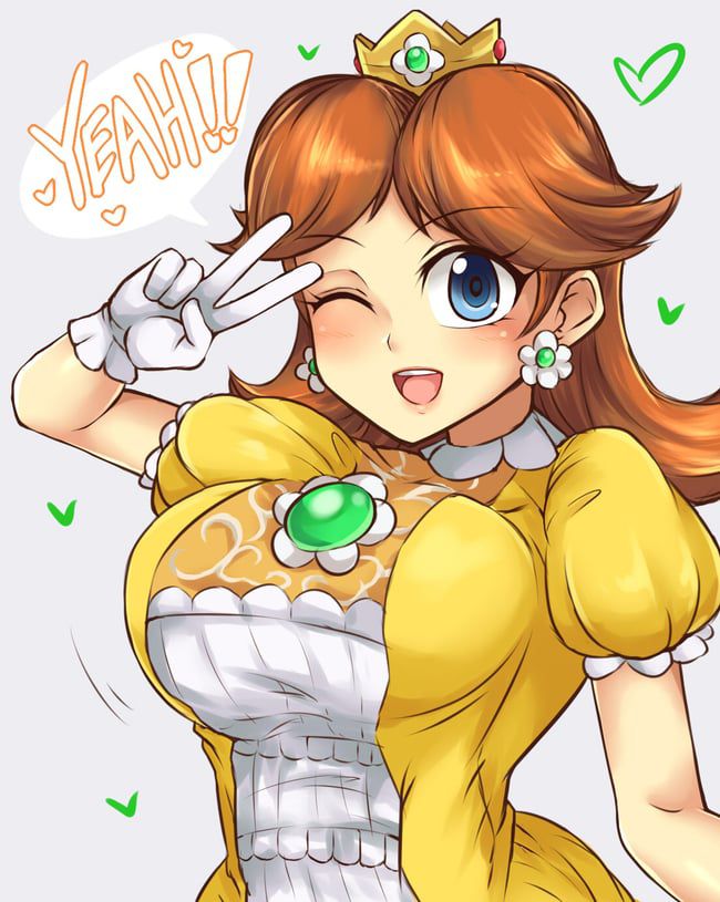 Erotic images of the Mario series [Daisy] 64