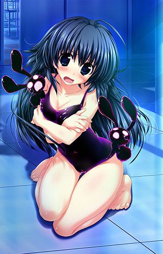 (School Swimsuit) Erotic Image of Squishy Water 24